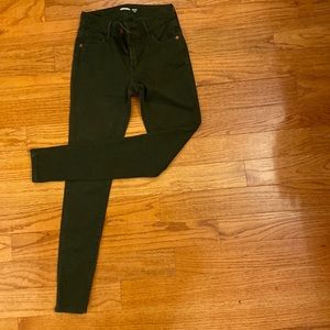 Dark green Old Navy skinny Jean